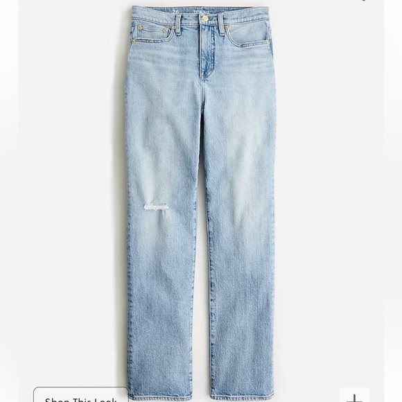 J crew Classic straight jean in Tompkin wash - Picture 4 of 5